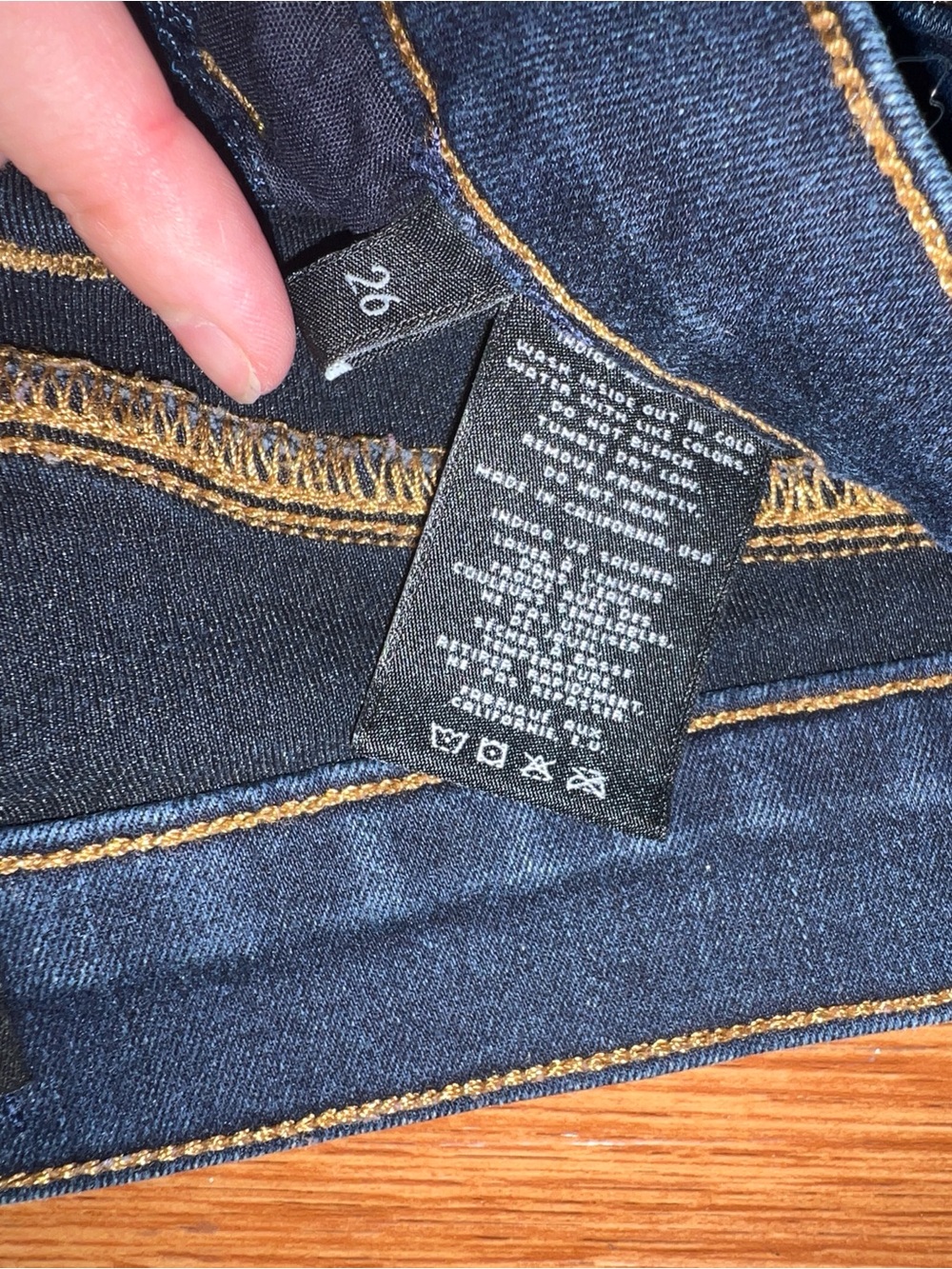 J Brand Dark Indigo Skinny Umber Jeans Size 26 - Picture 6 of 12